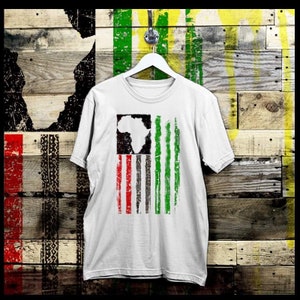 Black History Month African Roots and culture Flag Marcus Garvey power T-Shirt African American Civil Rights Activist Black History Tee