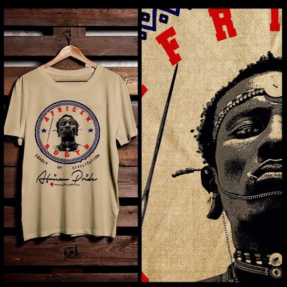 Black History Month African Pride Power and rhythm T-Shirt Africa cultural  art Black History Tee