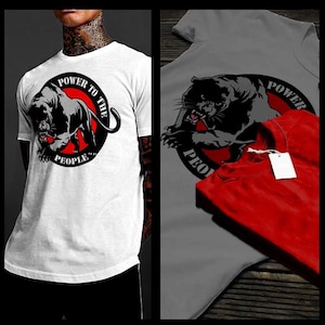 Black History Month Revolutionary Freedom Fighters huey P melanated T-Shirt African American Civil Rights Activist Black History Tee