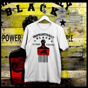 Black History Month African Roots and culture Afro Pick Marcus Garvey power T-Shirt African American Civil Rights Activist Black History Tee