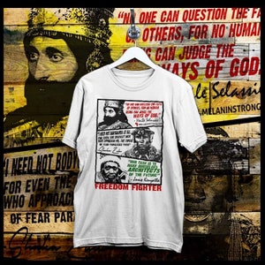 Black History Month Pride and Power Shaka Zulu kenyatta selassie T-Shirt African American Civil Rights Activist Black History Tee