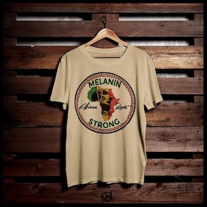 Black Pride Melanated Kultur afrikanische unapologetisch geweckt Afrika Karte Marcus Garvey nubische Wurzeln Kurzarm Männer T-Shirt