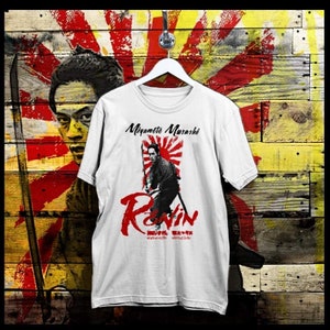 Japanese samurai Ronin combat t-shirt japan warrior class bushido code kanji land of the rising sun japanese katana Edo era Swordsman