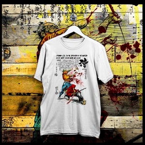 Japanese samurai Ronin combat t-shirt japan warrior class bushido code kanji land of the rising sun japanese katana Edo era Swordsman