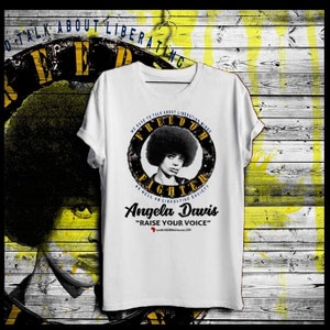 Black History Month Pride culture and Power Angela Davis T-Shirt African American Civil Rights Activist Black History Tee