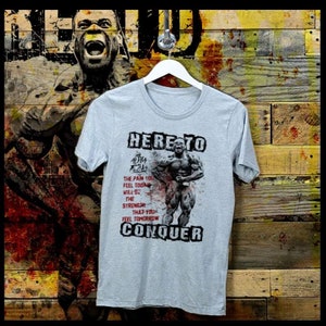 crossfit training Beast T-shirt Workout Gym Fitness mental Motivation focused fitness sport tee