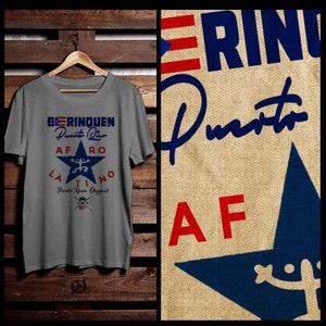 Puerto Rico Flag T-shirt Puerto Rican Boricua Taino Afro Latino afro boricua Pride and Culture puerto rico map and flag