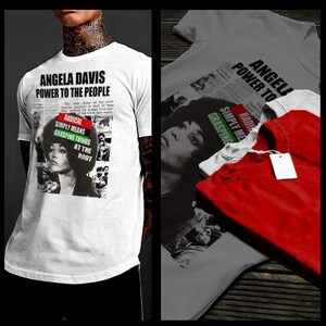Black History Month Revolutionary Freedom Fighters Angela Davis melanated T-Shirt African American Civil Rights Activist Black History Tee