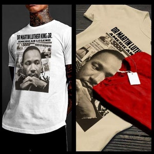 Black History Month Freedom Fighters Martin Luther King quote melanated T-Shirt African American Civil Rights Activist Black History Tee