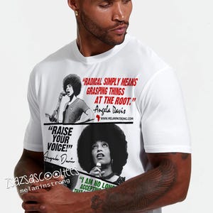 Angela Davis T-Shirt African American Civil Rights Activist Black History Tee, Angela Davis Black History Month Shirt, Angela Davis Quotes