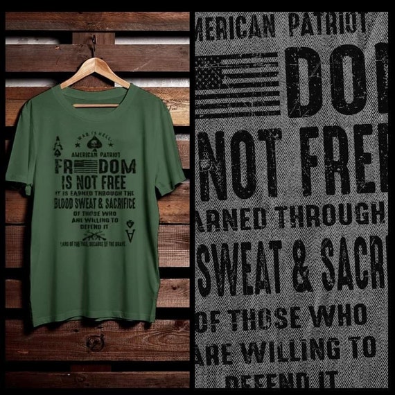 The Price Of Freedom Veterans Military Pride T-Shirt The Price Of Freedom Veterans Military Pride T-Shirt