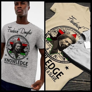 Frederick Douglas T-Shirt African American Civil Rights Activist Black History Tee