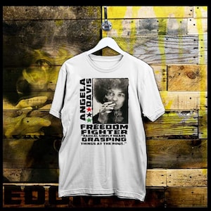 Black History Month Pride culture and Power Angela Davis T-Shirt African American Civil Rights Activist Black History Tee