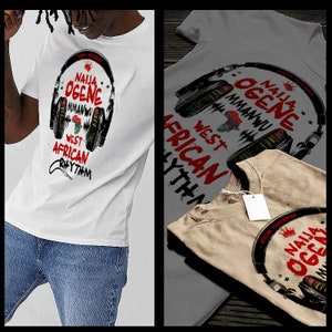 Mascarade africaine Festival t-shirt coloré Afrique Danse tribale DJ Casque Racines africaines et culture d’art noir fierté fête coton tee