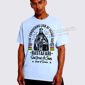 Reggae Haile Selassie Love Jah knows Rastafari Irie Lion Mon T-Shirt Rastafarian Roots Reggae Rastaman King Conqueror Dub tee, Jamaican Tee