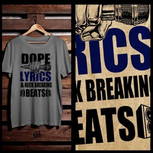 Hip Hop lyrics t-shirt NYC oldschool underground Rap music 90’s urban culture brooklyn the bronx queens hip hop cypha