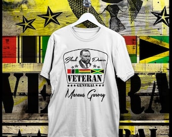 Black History Month Power Icon Marcus Garvey Camiseta Afroamericana Civil Rights Activist Black History Tee
