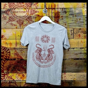Muay Thai Thailand Sak Yant fighter respect and honor Tattoo Thai Boxer Martial Arts T-Shirt