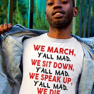 Protest-T-Shirt, schwarze Geschichte Monat Shirt, Bürgerrechte widerstehen T-Shirt, soziale Gerechtigkeit T-Shirt, schwarze Geschichte Bürgerrechte Shirt, Woke Tee