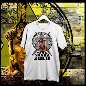 Black History Month Pride and Power Zulu Icon T-Shirt African Unite To Fight Against European Imperialism Black History Tee