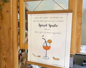 Poster "Aperol", Digitaldruck 30x40
