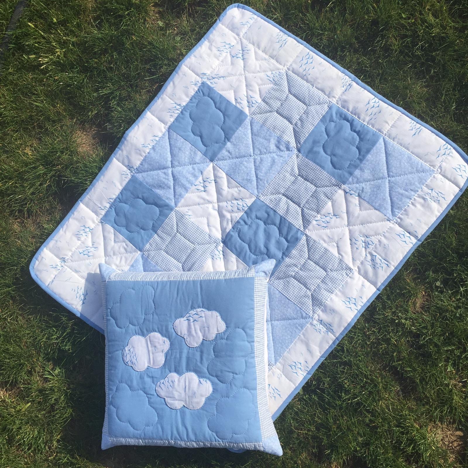 Baby Blanket & Pillow Set Etsy