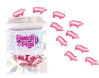 Pack of 10 Lotus Scented Pearly Pigs Bath Pearls. Retro gift Stocking Stuffer Stocking Filler 90s Relaxing bath oil