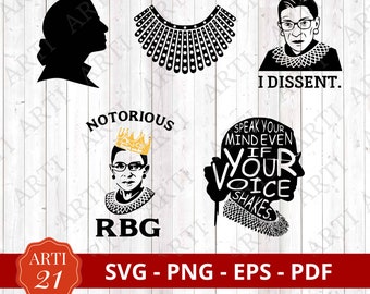 Download Ruth Bader Ginsburg Svg Etsy