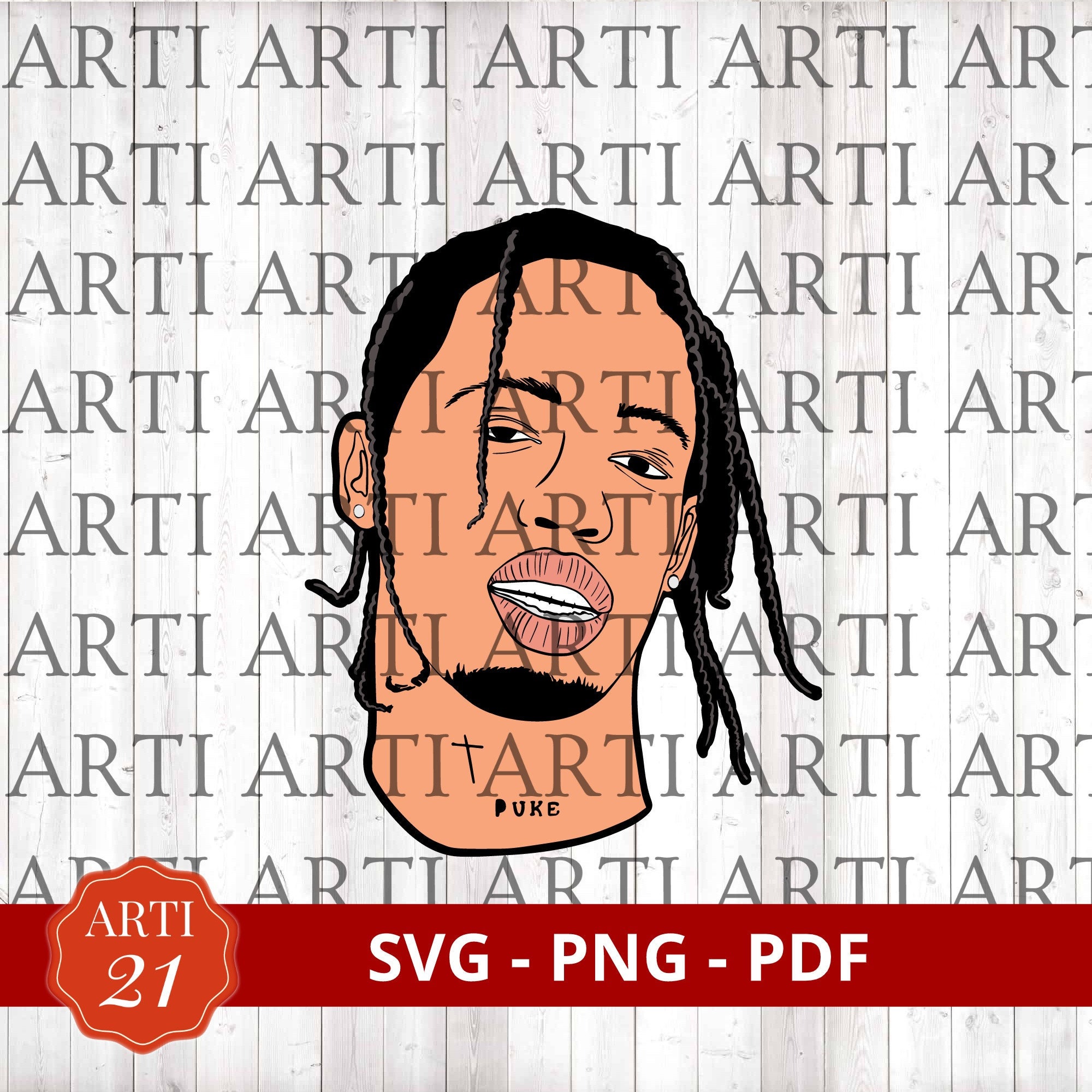 travis scott swoosh stencil