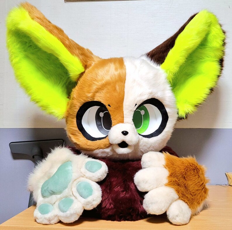 Kemono partial fursuit commission head paws tail | Etsy