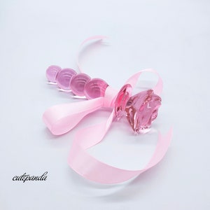 Pink Rose Glass Dildo, Glass Butt Plug, Glass Anal Plug, Sex Toy - Etsy