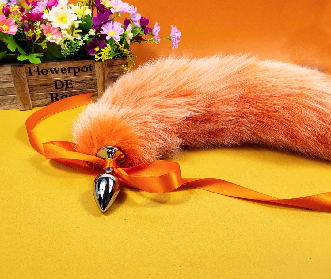 17 Real Fur Fox Tail Butt Plug Anal Tail Plug Best Etsy