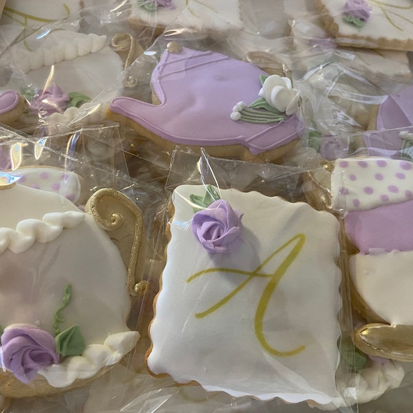 Tea Party Decorated Sugar Cookies