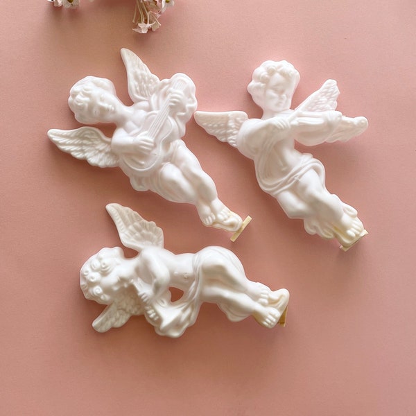 Vintage Large, 5 Inch, Wilton Wedding Cake Cupid; CHOICE OF Angel, Cherub 1970s Cake Supplies; Craft or Cake Decorations