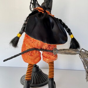 Vintage Halloween Witch Doll Good Witch Shelf Sitter Large - Etsy