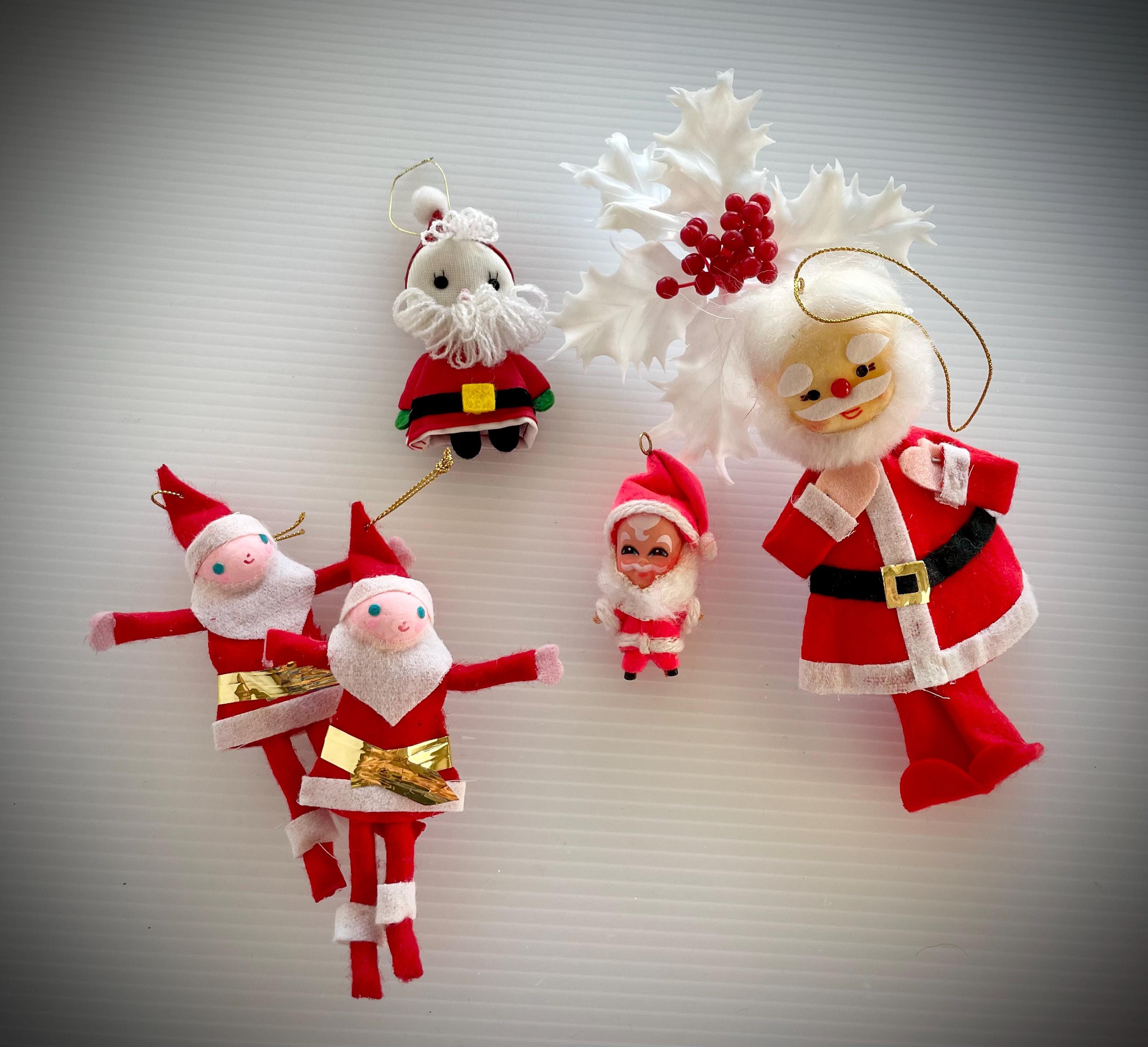 Vintage Japan Santa Ornament - Etsy