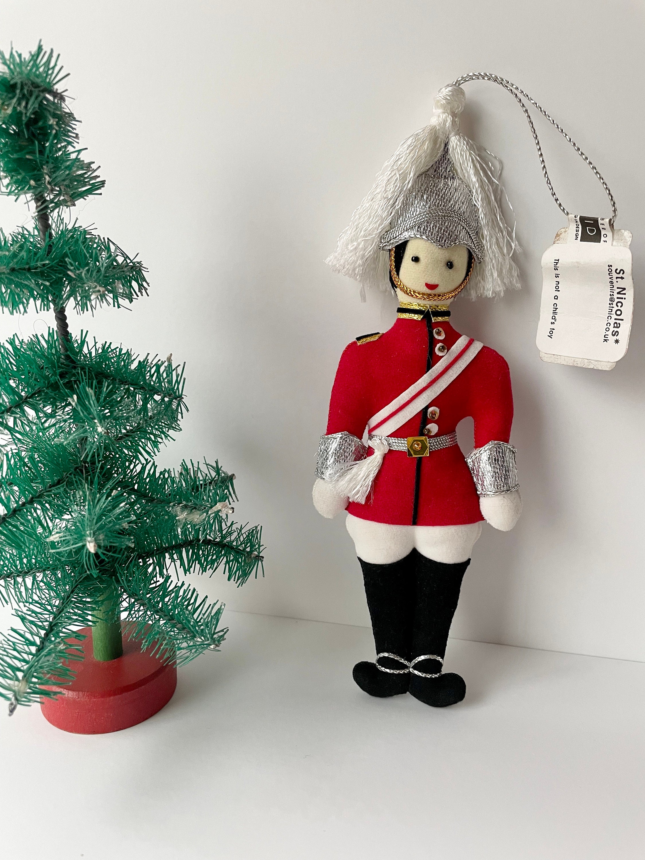 Vintage Soldier Royal Guard Ornament, Nicolas Brand, Handmade