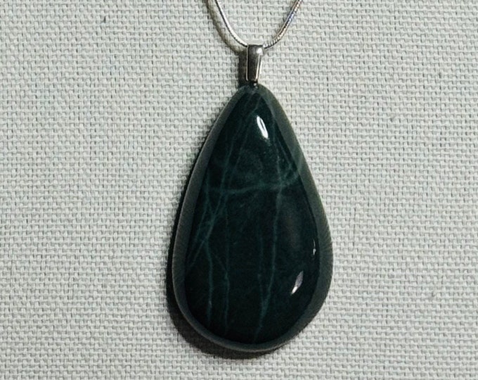 Rare BIG SUR JADE Necklace Old Stock Big Sur Jade Pendant, California