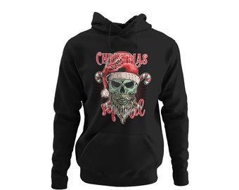 Christmas Squad Sklett Santa Claus Regalo para Navidad Sudadera con capucha Navidad para ocasiones festivas Tamaño unisex XS-XXXXXL…