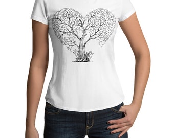 Tree of Life Vrouwen Tshirt Tree of Life Vrouwen Shirt Esoterische Yoga Spirituele Mandala Taille Cadeau in Zwart Wit Korte Mouw Maat XS-3XL...