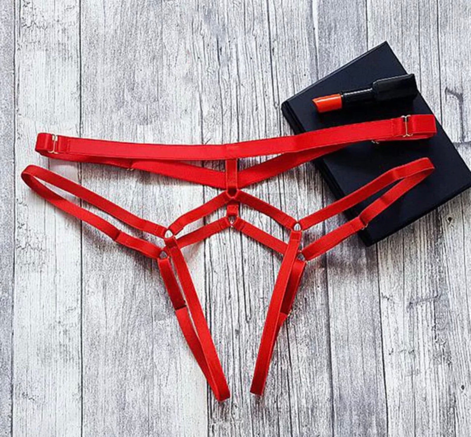 Elastic lingerie Uk size 12 erotic bandage 50shadesofgrey Etsy