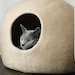aleca72 reviewed Felt Cat Cave | Cat Cocoon Hideaway | Hand Felted New Zealand Wool Cat Bed | Modern Cat Bed with Minimalist Design | Cat House