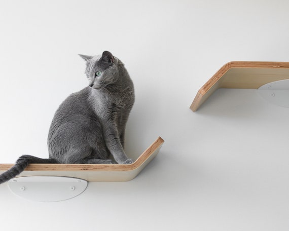 Floating Cat Shelves Minimalist Modern Cat Furniture Cat Bridge