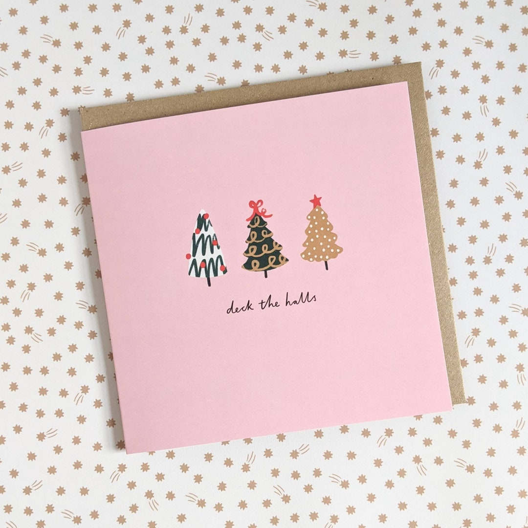 Deck The Halls Christmas Card 