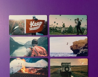 Custom Photo Magnets: Personalized Fridge Decor (Set of 6)