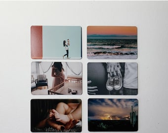 Custom Photo Magnets: Personalized Fridge Decor (2x2.7 inches)