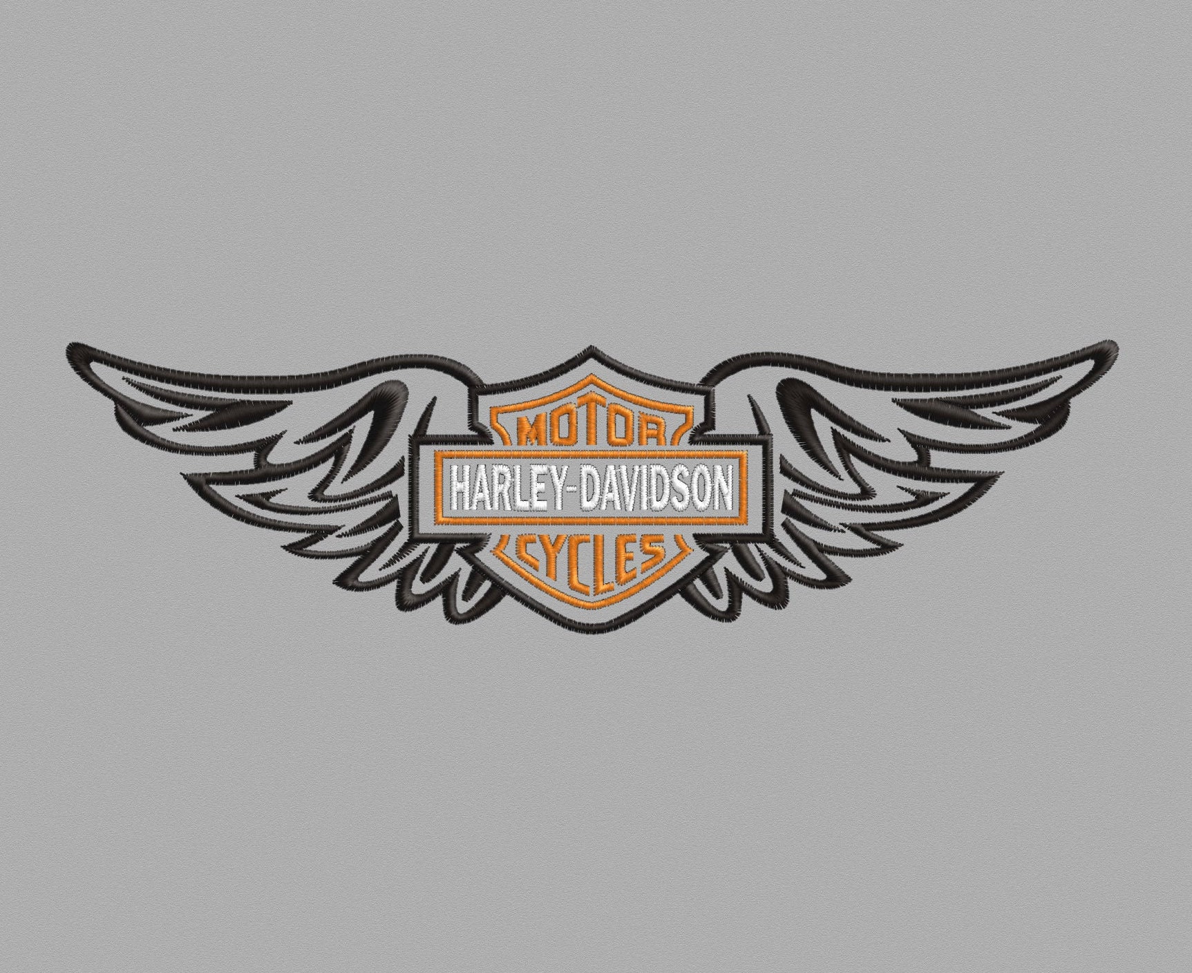pink harley davidson logo with wings