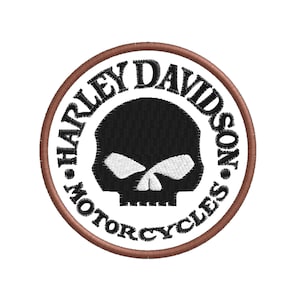 Harley Rocker Patches Embroidered Motorcycle Patch Large – by