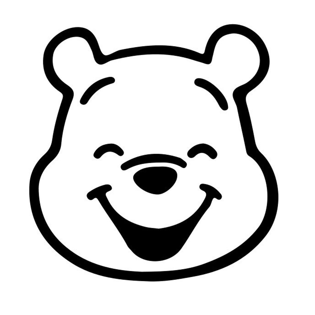 Disney Winnie the Pooh Outline Decals multiple Etsy