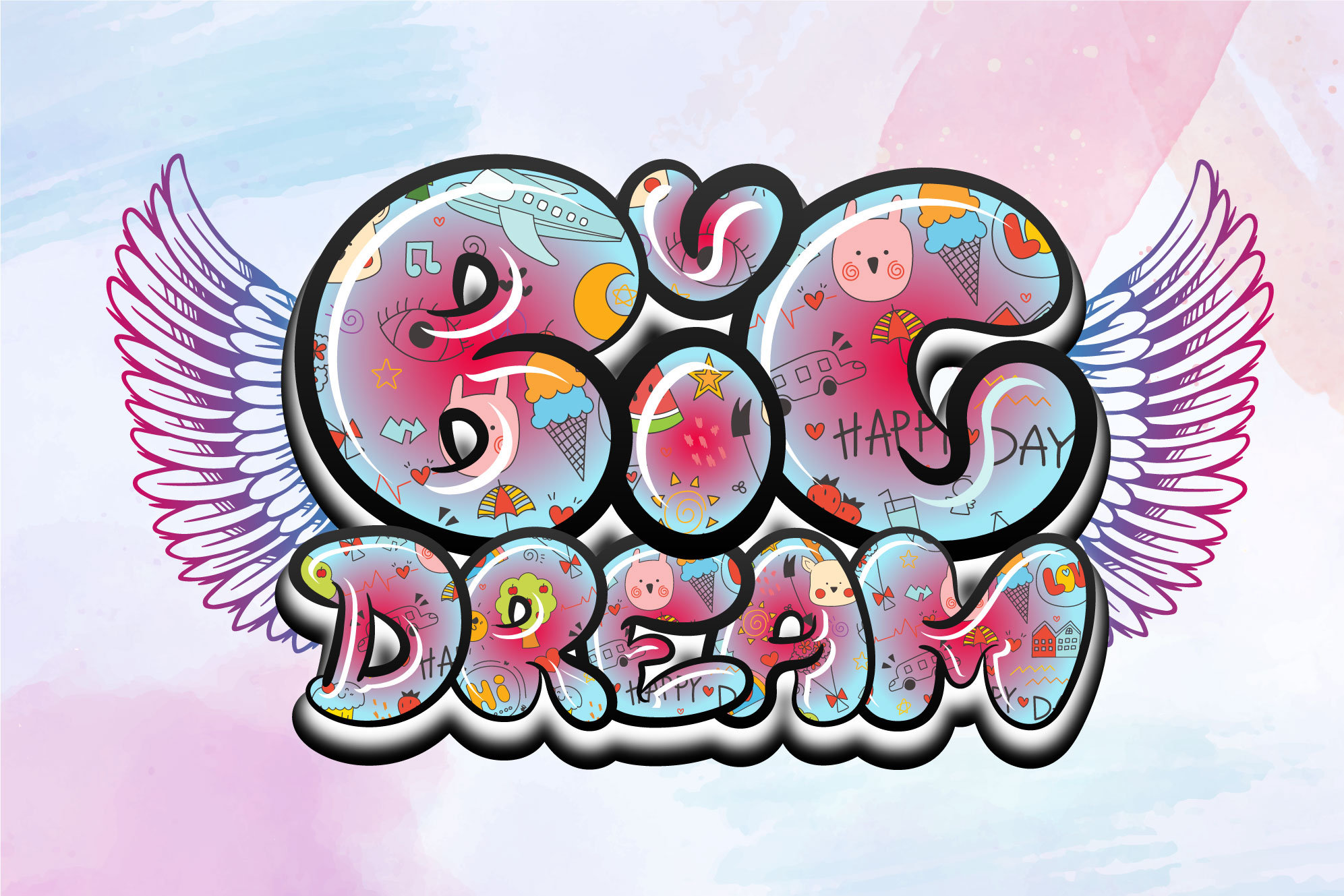 チャンキーグラフィティフォント：Big Love Streetフォント（デジタル